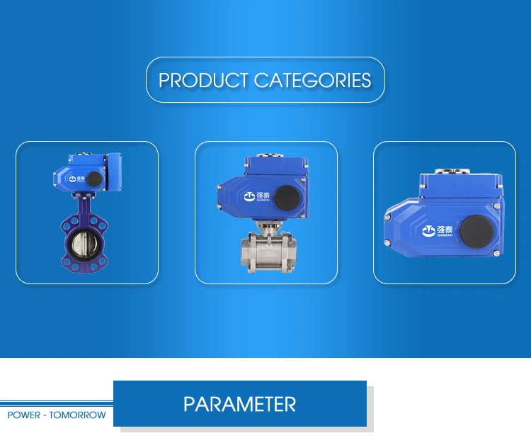 220V AC on off Butterfly Valve Electric Valve